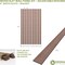 Ekena Millwork 94H x 3/8T Adjustable Wood Slat Wall Panel Kit w/ 4W Slats, Walnut contains 11 Slats SWW55X94X0375WA - alternate 5